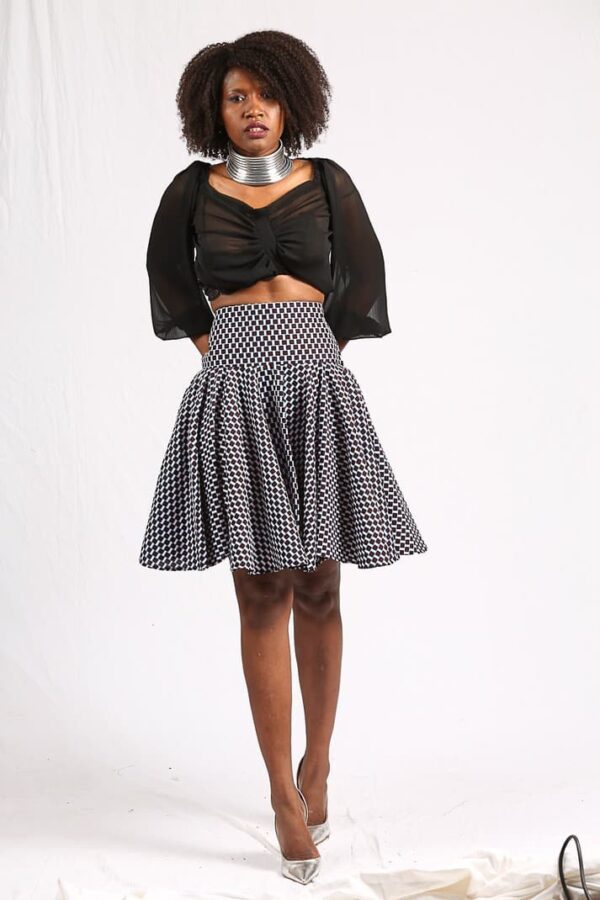 Jupe Wax "Ndaté Yalla Bicolore" – Image 4