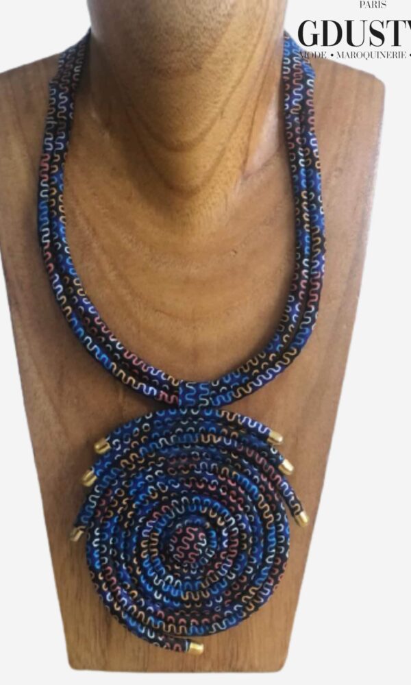 Collier en wax "Diakher"