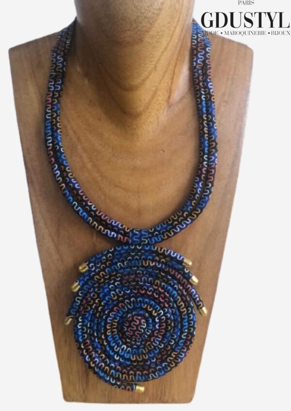Collier en wax "Diakher"