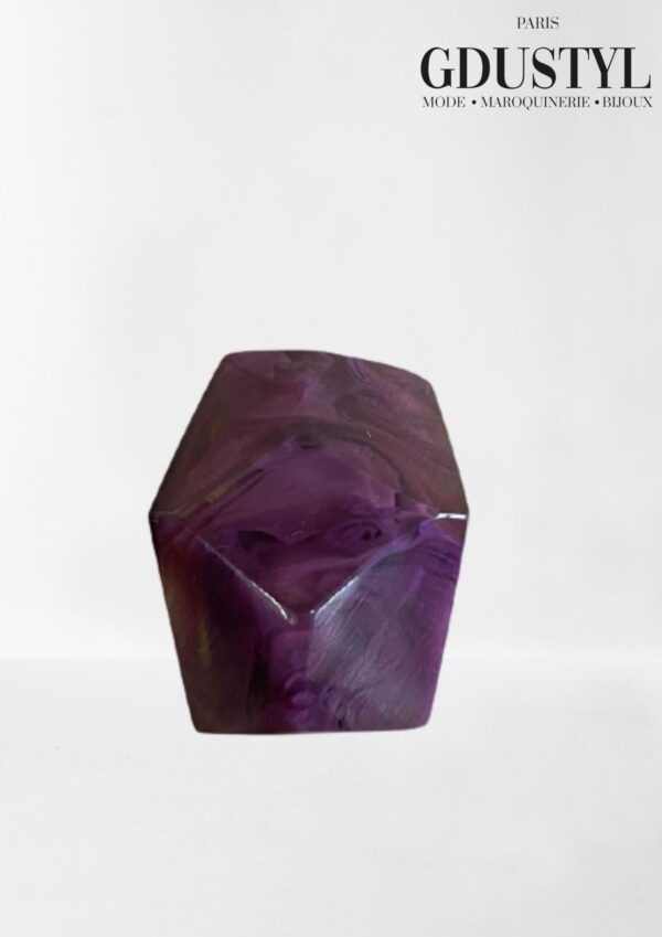 Bague en corne de Zébu "Pyramide" – Image 2