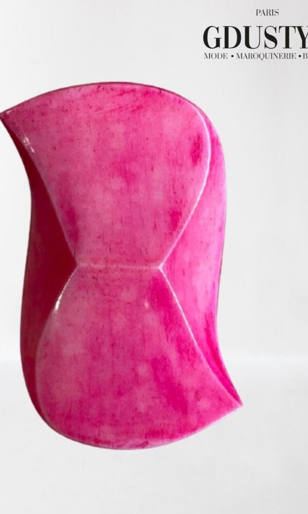 Bague en os "La bossue rose"