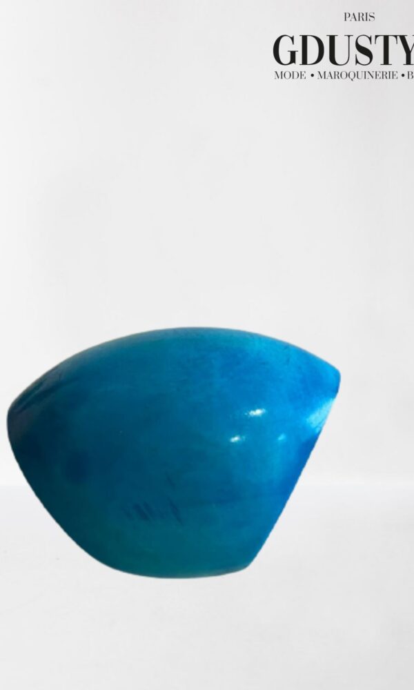 Bague en os de zébu "blue sky" – Image 5