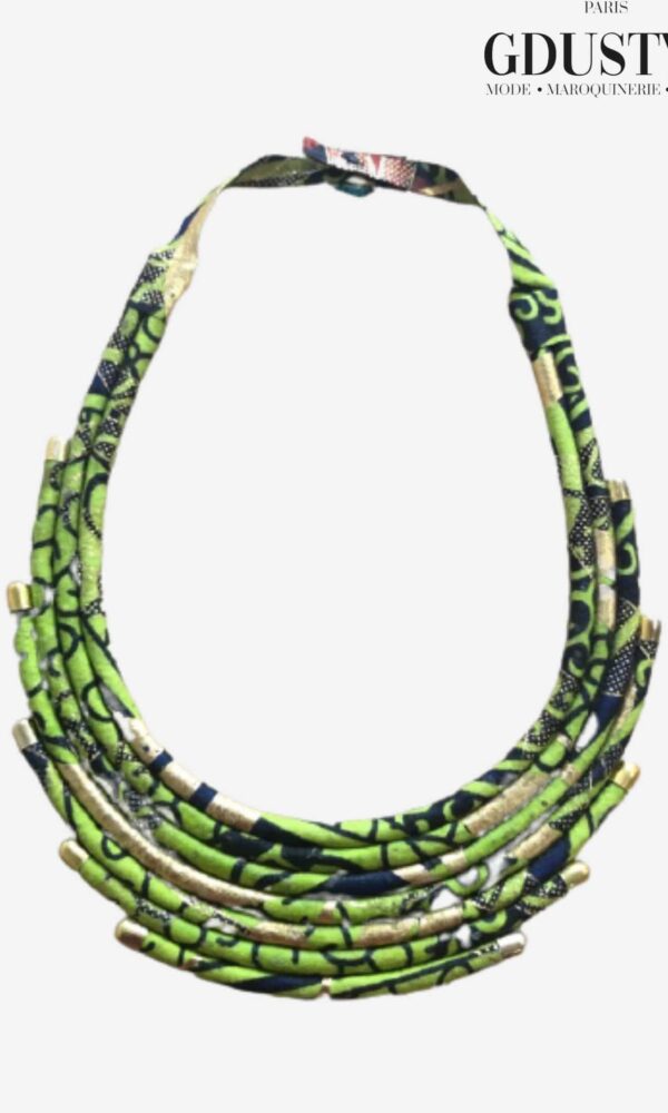 Collier en wax "Déwène"
