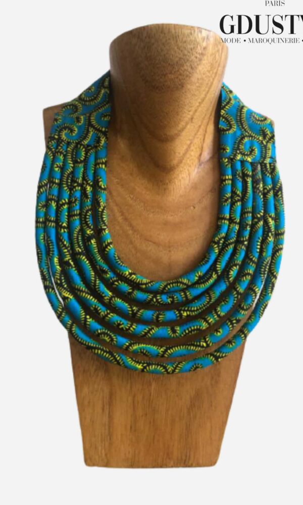 Collier en wax multirang "Debbo"