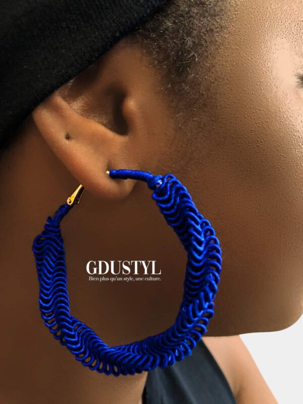 Boucles d'oreille "La Créole torsadée L" – Image 3