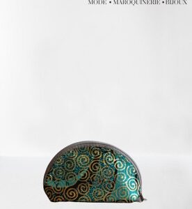 Pochette en wax "La rayonnante"