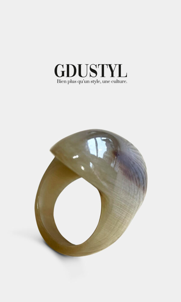 Bague en corne de zébu "La griffe"