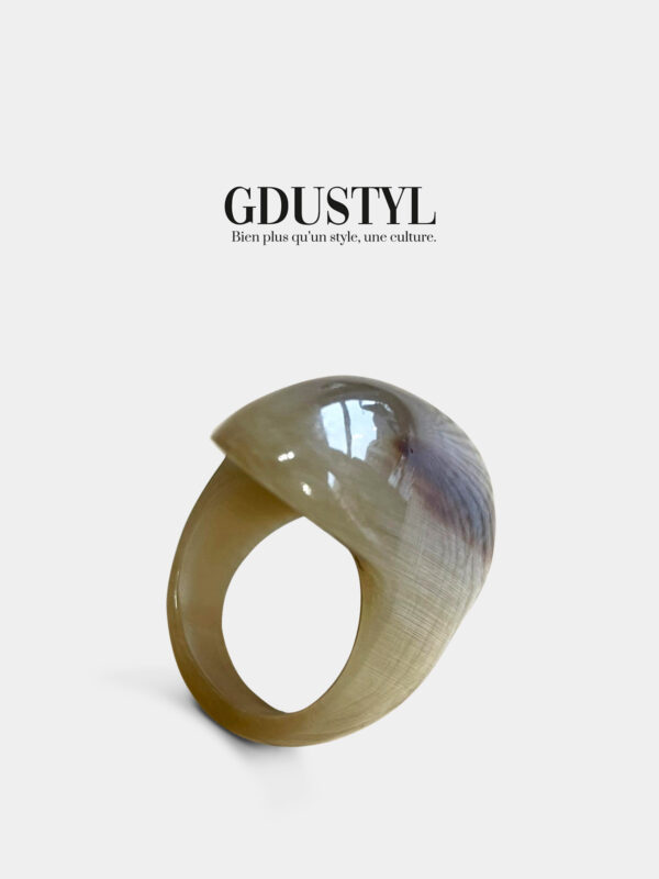 Bague en corne de zébu "La griffe"