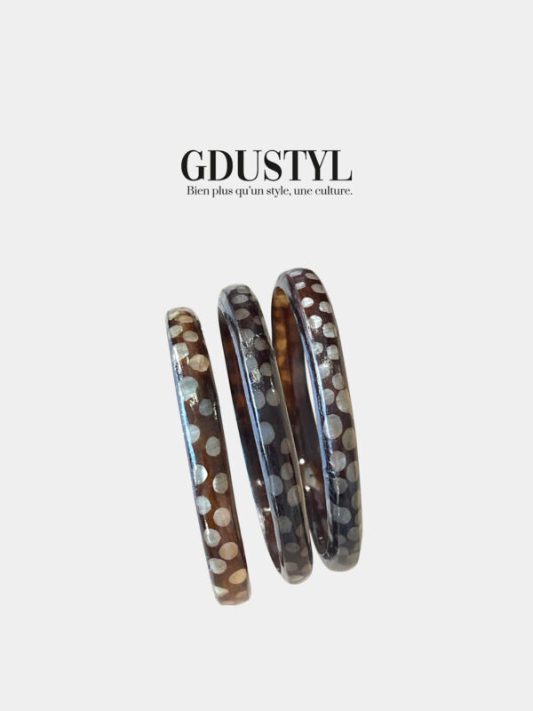 Ensemble Bracelets corne « Vero, la citronnelle »