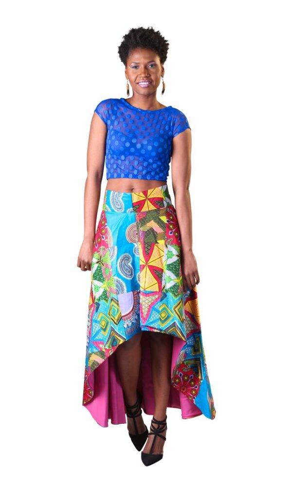 Crop Top Dentelle RADA Bleu – Image 2