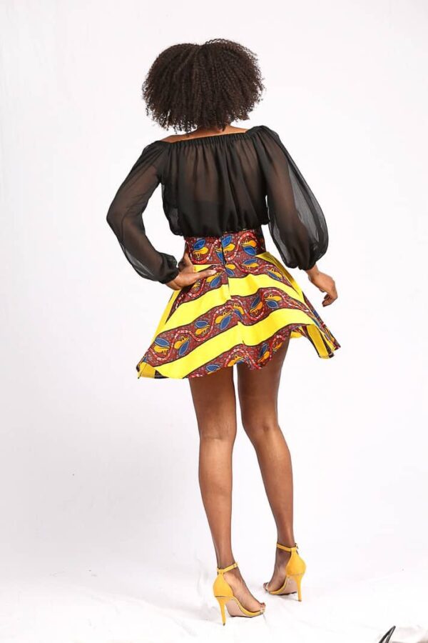 Jupe Wax "Ndaté Yalla Tricolore" – Image 4