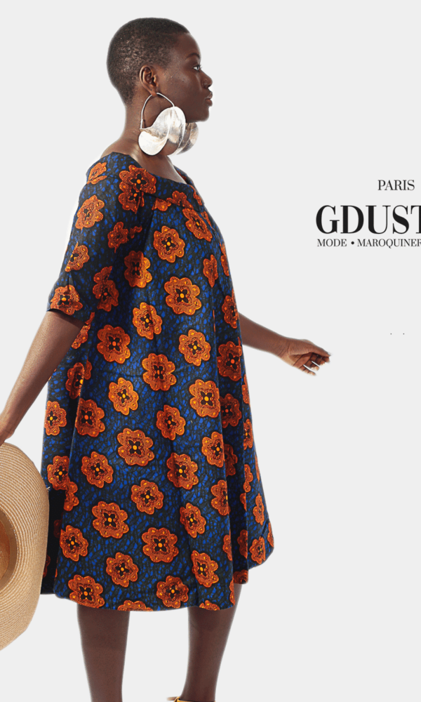 Robe Wax Evasée "LOLA" – Image 4