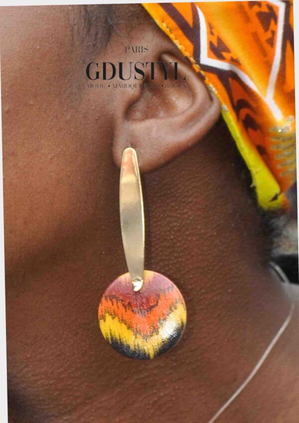 Boucles d'oreille bois "Anouck"