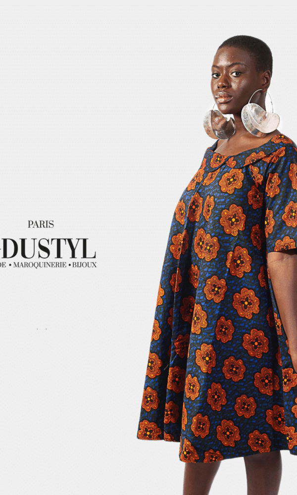 Robe Wax Evasée "LOLA" – Image 3