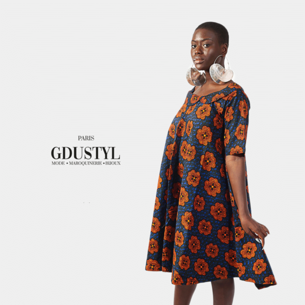 Robe Wax Evasée "LOLA" – Image 3
