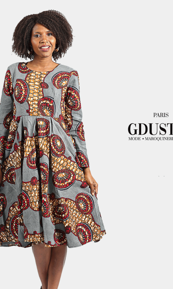 Robe Wax Mi-longue "ALDIANA" – Image 4