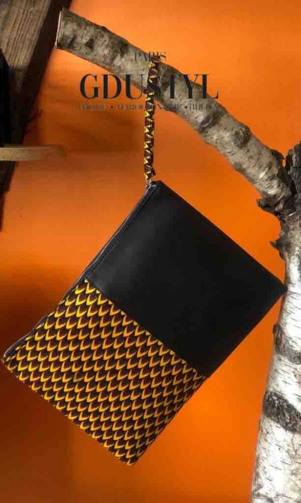 Pochette duo simili-wax "Kany"