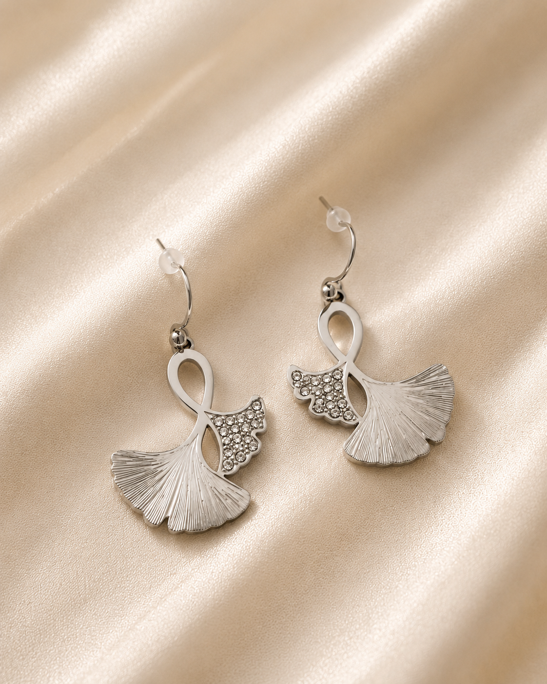 Boucles d'oreilles acier "Djolof"