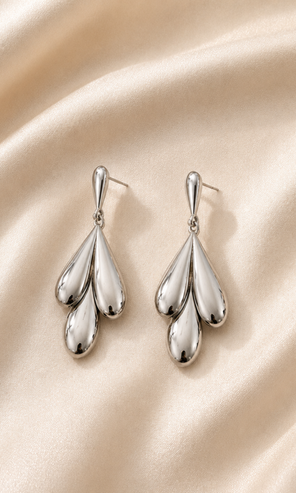Boucles d'oreilles acier "Maputo"