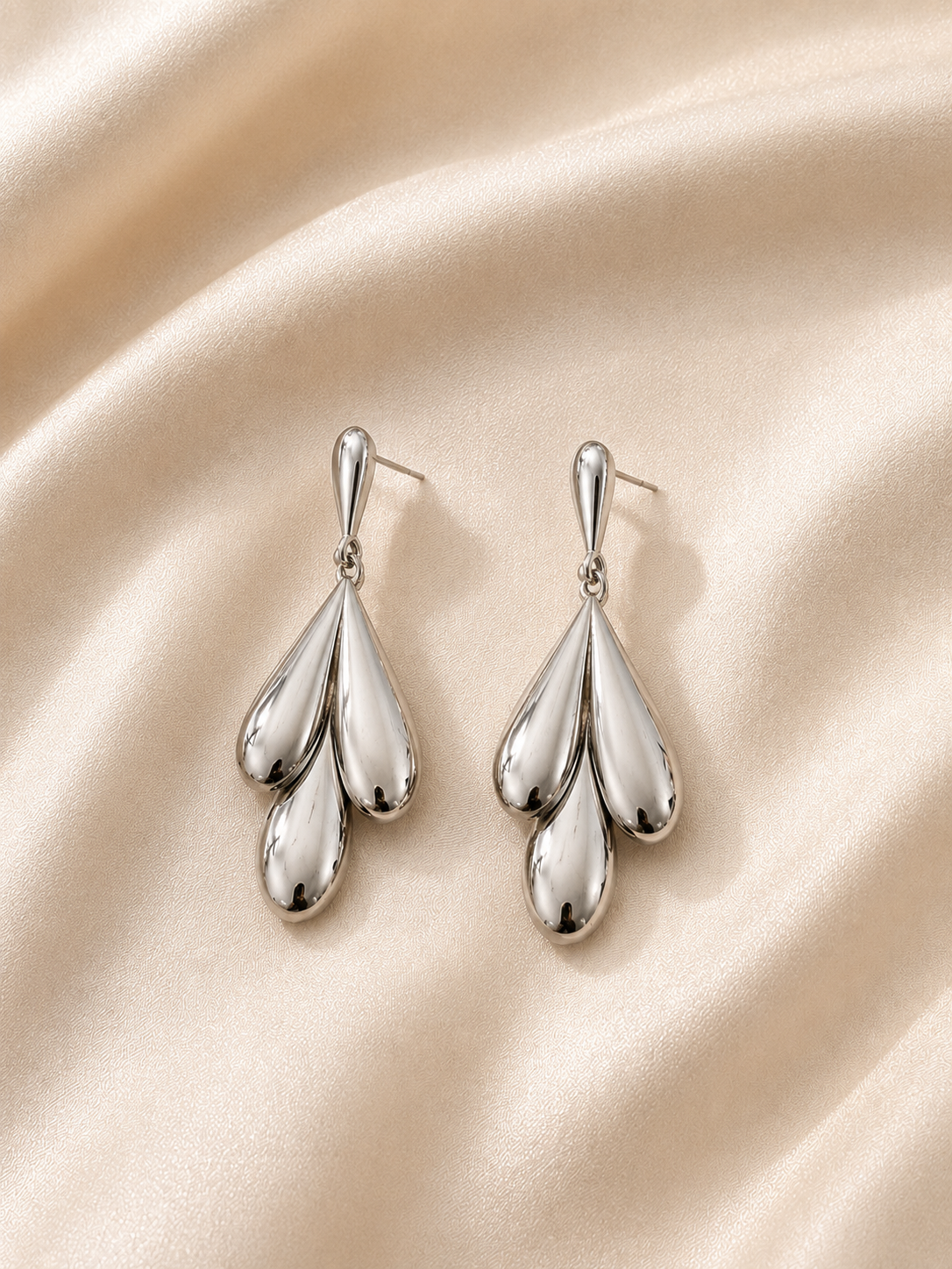 Boucles d'oreilles acier "Maputo"