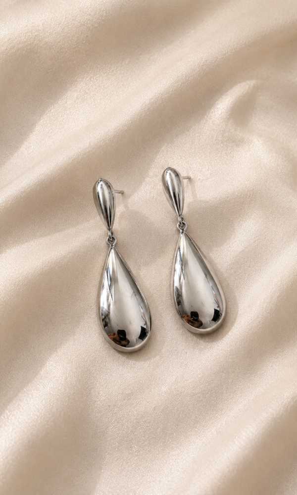 Boucles d'oreilles acier "Oualo"